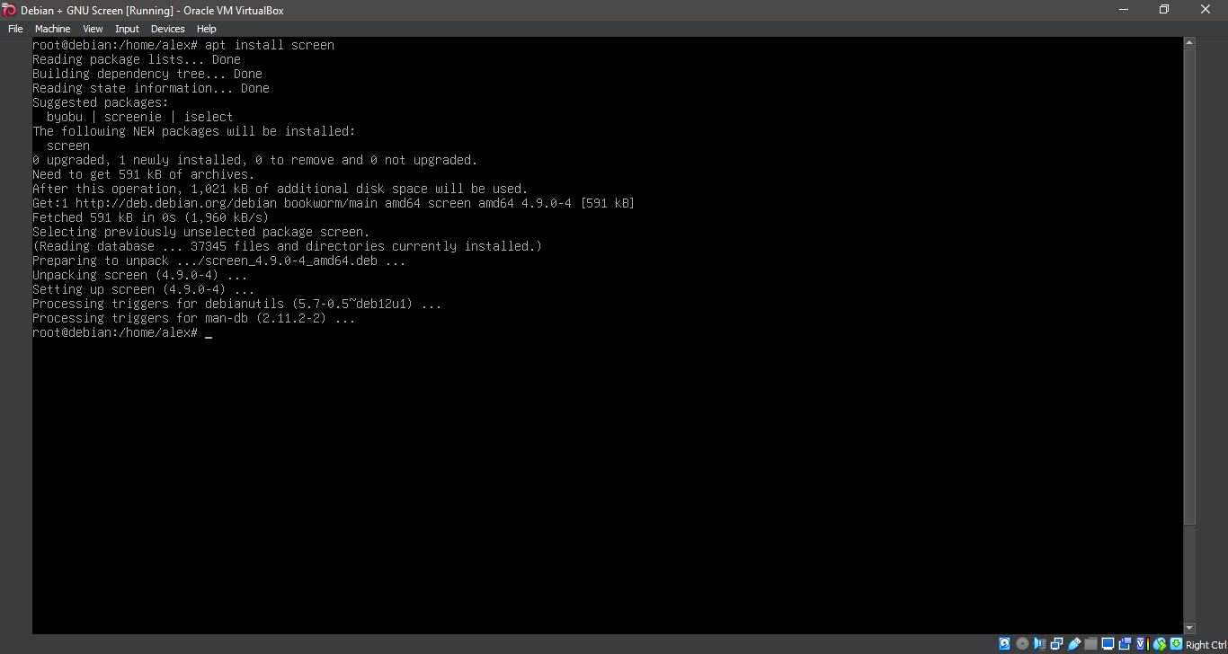 Running 'apt install ratpoison'